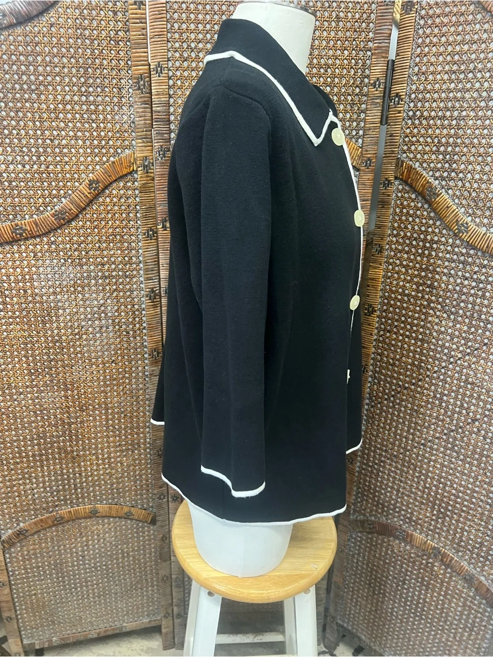 Chaps cardigan black